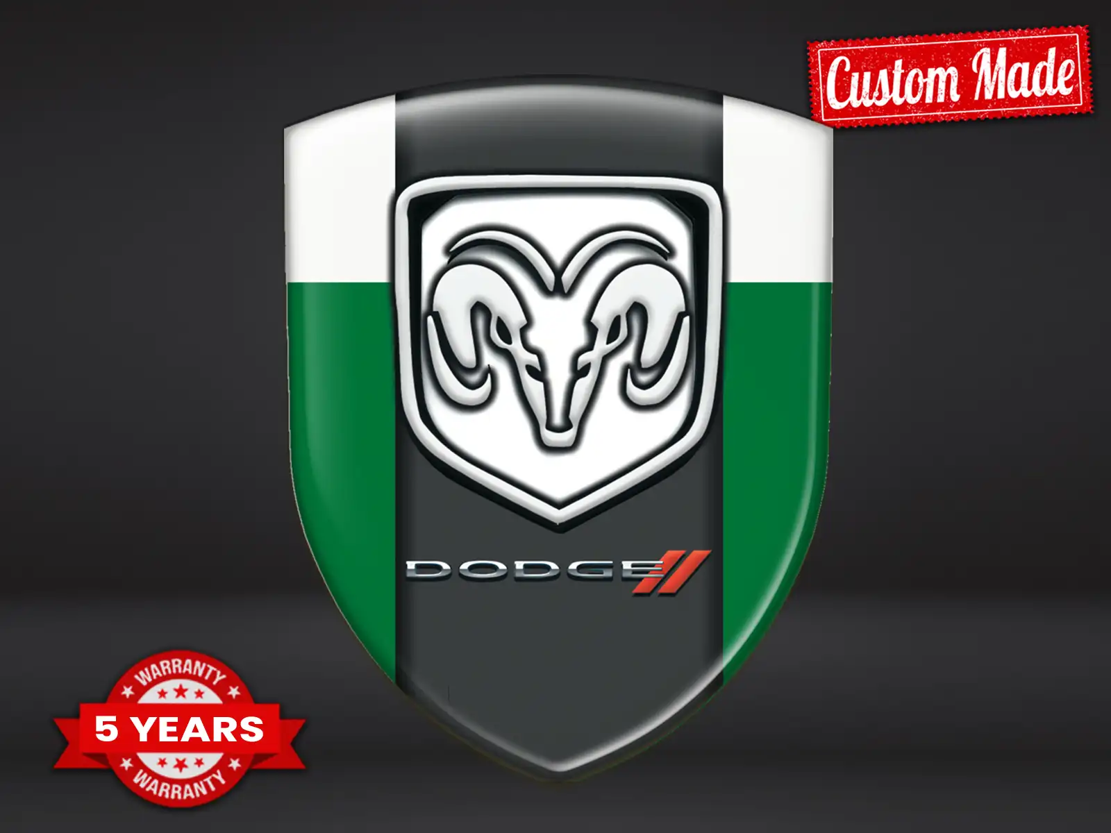 Dodge Autoabzeichen Robust Max Stilvoll Pro Performance